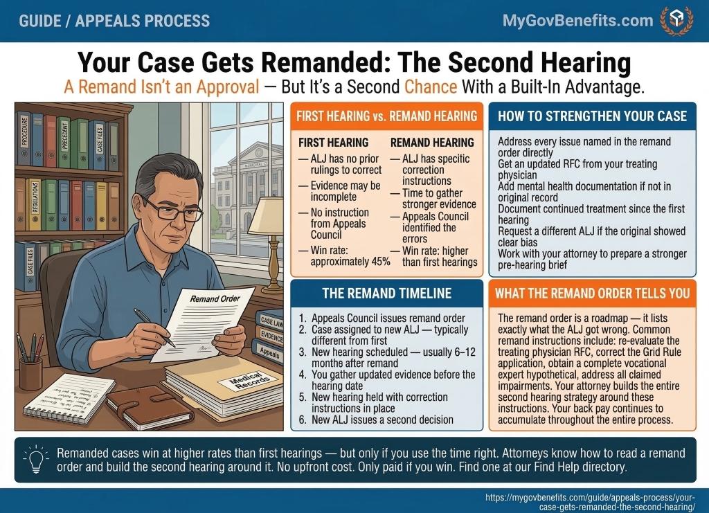 SSDI benefits overview 2026: $1,630 average payment, 5-month waiting period, Medicare after 24 months, work credits required