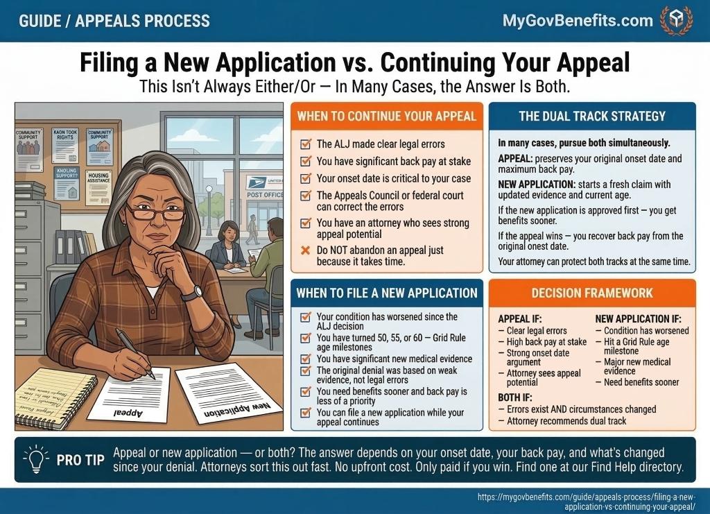 SSDI benefits overview 2026: $1,630 average payment, 5-month waiting period, Medicare after 24 months, work credits required